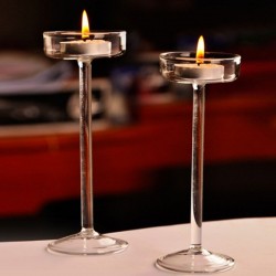 Elegant glass candle holder - standCandles & Holders