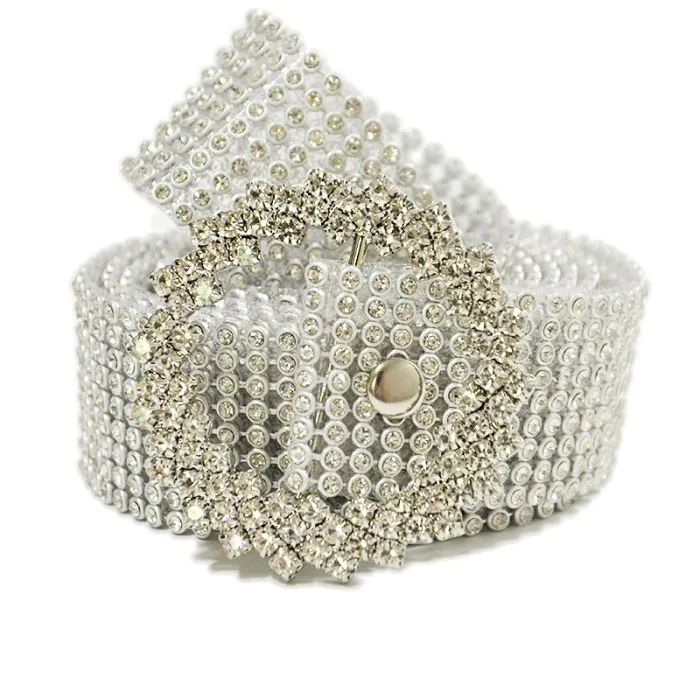 Transparent crystal belt - 120 cmBelts
