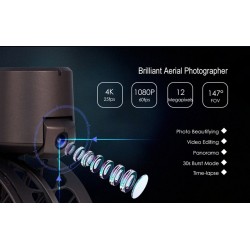 HOSHI 007PRO - 5G WiFi FPV 4K camera - optical flow - GPS F - foldable airselfie RC Quadcopter - two batteriesDrones