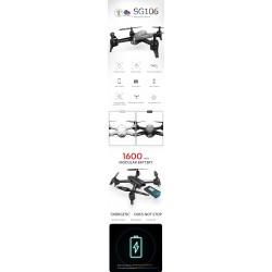 SG106 WiFi FPV - 4K camera - optical flow positioning - RC Drone Quadcopter RTFDrones