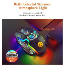 Wireless optical mouse - 1600DPI - USB - 2.0 receiverMouses