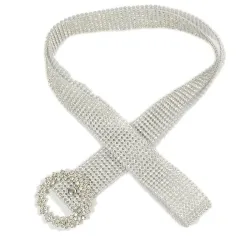 Transparent crystal belt - 120 cmBelts
