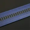 Genuine leather belt with automatic buckle - blueBelts