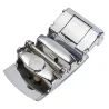 Genuine leather belt with automatic buckle - blueBelts