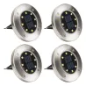 4 pieces - solar powered lamps - 8 LED - waterproof garden lightLights & lighting