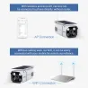 ESCAM QF260 - WiFi - wireless - IP67 - 1080P 2.0MP - solar powered - PIR - security cameraHome security
