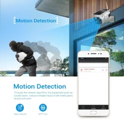 ESCAM QF260 - WiFi - wireless - IP67 - 1080P 2.0MP - solar powered - PIR - security cameraHome security