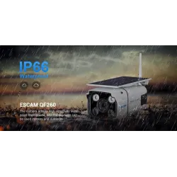 ESCAM QF260 - WiFi - wireless - IP67 - 1080P 2.0MP - solar powered - PIR - security cameraHome security