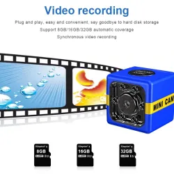 1080P - full HD camera with microphone - auto focus - night vision - motion detectionAudio Camera Video