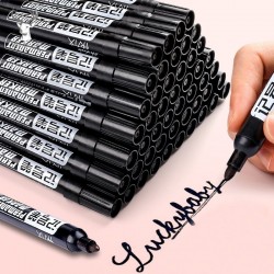 Permanent Paint Marker - Waterproof - Black - 5pcs - 10pcsPens & Pencils