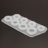 8Pcs - Assorted Sizes Ring - Silicone Mold - Resin JewelryToys