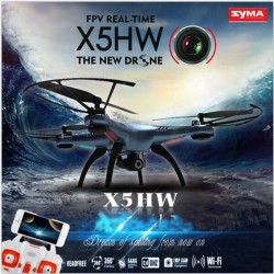 Syma X5HW - WIFI - FPV - HD Camera - 2.4G - 4CH - 6 Axis - RC Drone Quadcopter - Green Mode 2 (Left Hand Throttle)Drones