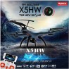 Syma X5HW - WIFI - FPV - HD Camera - 2.4G - 4CH - 6 Axis - RC Drone Quadcopter - Green Mode 2 (Left Hand Throttle)Drones