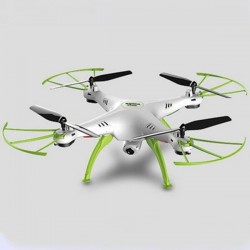 Syma X5HW - WIFI - FPV - HD Camera - 2.4G - 4CH - 6 Axis - RC Drone Quadcopter - Green Mode 2 (Left Hand Throttle)Drones