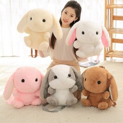 Bunny - rabbit - plush toy - pillow - small backpack - 45cmCuddly toys