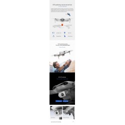 4DRC - F3 - Optical Flow - 4K Dual Lens Camera - GPS Positioning - HD - Aerial Drone - FoldableDrones