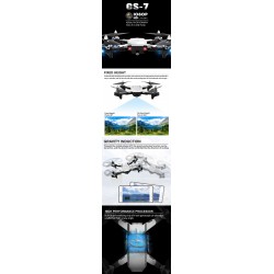 CS-7 - 2.4G - Wifi - FPV - White Selfie - FoldableDrones