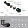 5 MP - 1920P HD - wireless security camera - two way audio - WiFi - support Onvif - waterproofSecurity cameras
