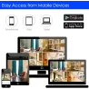 5 MP - 1920P HD - wireless security camera - two way audio - WiFi - support Onvif - waterproofSecurity cameras