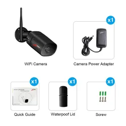 5 MP - 1920P HD - wireless security camera - two way audio - WiFi - support Onvif - waterproofSecurity cameras