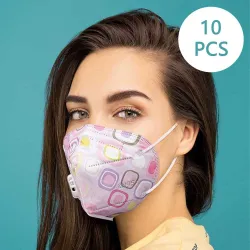 KN95 - antibacterial face / mouth protective masks - 4-layer - air valve - reusable - 10 - 20 - 50 - 100 piecesMouth masks