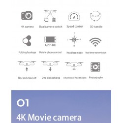 HDRC S602 - WiFi - FPV - 4K HD Dual Camera - Altitude Hold Mode - FoldableDrones