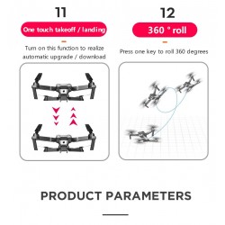 HDRC S602 - WiFi - FPV - 4K HD Dual Camera - Altitude Hold Mode - FoldableDrones