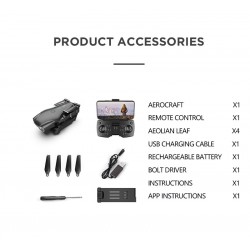 HDRC S602 - WiFi - FPV - 4K HD Dual Camera - Altitude Hold Mode - FoldableDrones