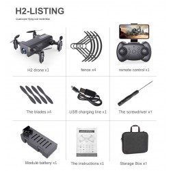 HDRC H2 - wifi - fpv - 4k hd camera - headless mode - 3d - vr modeDrones