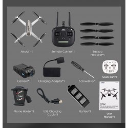 JJRC JJPRO X5 - 5g - wifi - fpv - brushless - 1080P hd cameraDrones