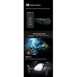 JDRC JD-16 JD16 - wifi - fpv - foldable - 2mp hd cameraDrones