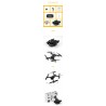 JDRC JD-20S JD20S - WiFi - FPV - Foldable - HD Camera - 0.3MP - Three BatteriesDrones