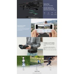 FUNSNAP iDol AI Gesture Recognigtion WIFI FPV With 1080P HD Camera - Foldable - RTF - Two BatteriesDrones