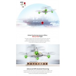 MJX B2C Bugs 2C - Brushless - 1080P HD Camera - GPS - RTF - White - Standard VersionDrones