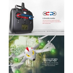MJX B2C Bugs 2C - Brushless - 1080P HD Camera - GPS - RTF - White - Standard VersionDrones