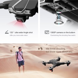LSRC LS-25 - Mini - GPS - 5G - WiFi - FPV - 6K/4K ESC HD Dual Camera - Foldable - RTFDrones