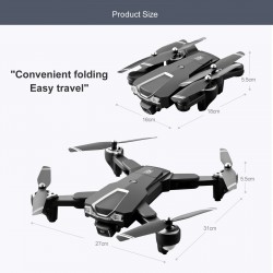 LSRC LS-25 - Mini - GPS - 5G - WiFi - FPV - 6K/4K ESC HD Dual Camera - Foldable - RTFDrones
