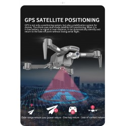 LYZRC L106 Pro 5G - WIFI - FPV - GPS - 4K HD Dual Camera - Two-axis - Foldable - RTFDrones