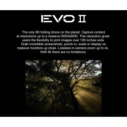 EVO II PRO - Dual GPS - 9KM - FPV - 8K HD Camera - 40mins Flight TimeDrones