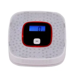 LCD - carbon monoxide gas alarm - poisoning / smoke tester - detector - sensor - monitorHome security