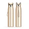 Double wall vacuum thermos - water bottle - thermal mug with fox ears - stainless steel - 320mlThermos bottles