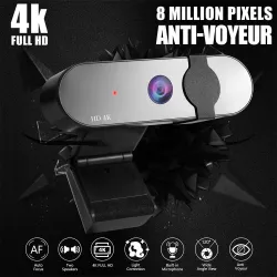 HD 4K 2K Web camera - 1080P - PC - computer - autofocus - USB - microphoneVideo