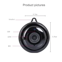 WiFi CCTV mini security camera - P2P - IP - IR night vision - motion detection - baby monitorSecurity cameras