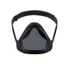 Transparent face / mouth cover - protective mask with openable mouth visorMouth masks