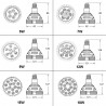 Phytolamp - LED grow light - E27 - 5W - 7W - 9W - 12W - 15W - 18WGrow Lights