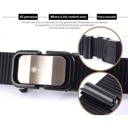 Military nylon belt with automatic buckleBelts