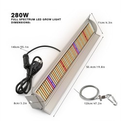 280W - 560 LED - plant grow light - full spectrum - phyto lampGrow Lights