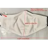 Mouth / face protective mask with PM2.5 filters - nose clip - reusable - NinjaMouth masks