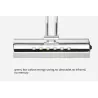 Modern bathroom mirror light with switch - LED lamp - stainless steel - waterproof - 220V - 7W - 9WWall lights
