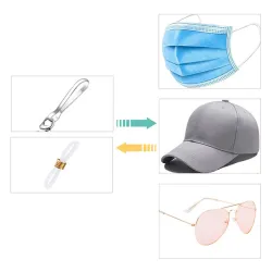 Multifunction cotton chain - holder for glasses / face masks - decorative lanyardMouth masks